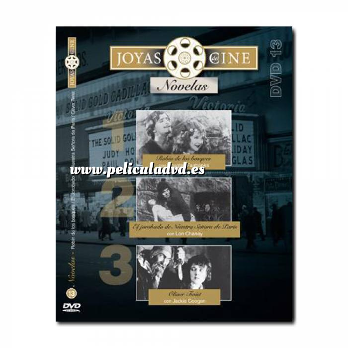 Imagen Joyas del cine Joyas del Cine 13 - Novelas - Robín de los Bosques / El jorobado de Notre Dame / Oliver Twist (Últimas Unidades) 
